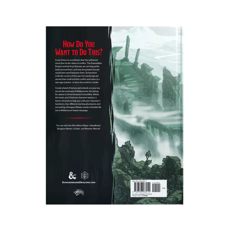 Dungeons & Dragons 5E: Explorer's Guide to Wildemount