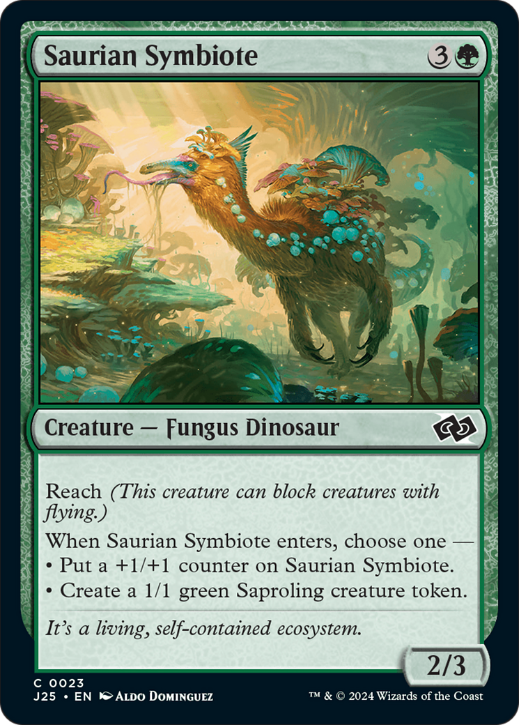 Saurian Symbiote [Foundations Jumpstart] | The Clever Kobold