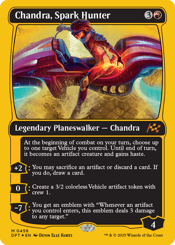 Chandra, Spark Hunter (First-Place Foil) [Aetherdrift] | The Clever Kobold