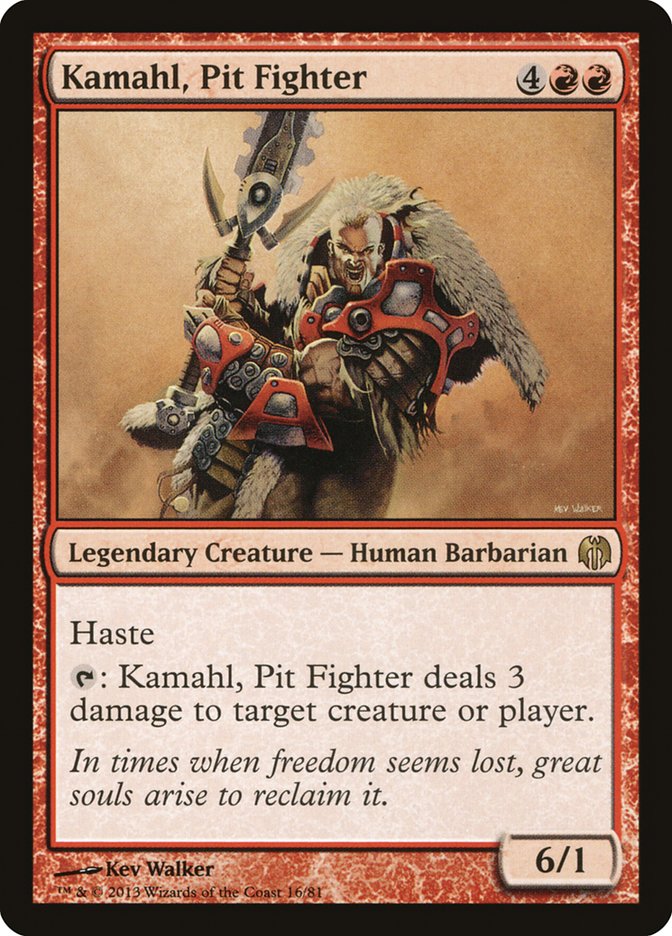 Kamahl, Pit Fighter [Duel Decks: Heroes vs. Monsters] | The Clever Kobold