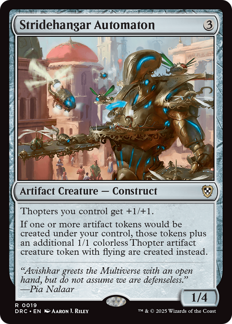 Stridehangar Automaton [Aetherdrift Commander] | The Clever Kobold