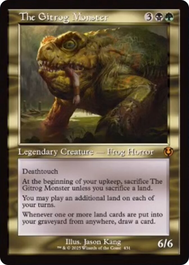 The Gitrog Monster (Retro Frame) [Innistrad Remastered] | The Clever Kobold