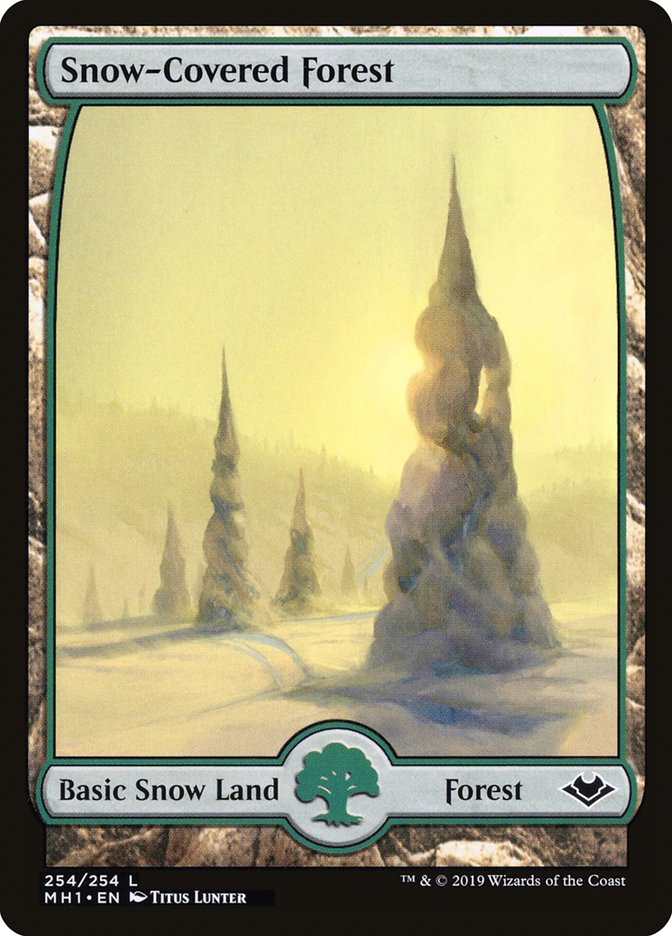 Snow-Covered Forest [Modern Horizons] | The Clever Kobold