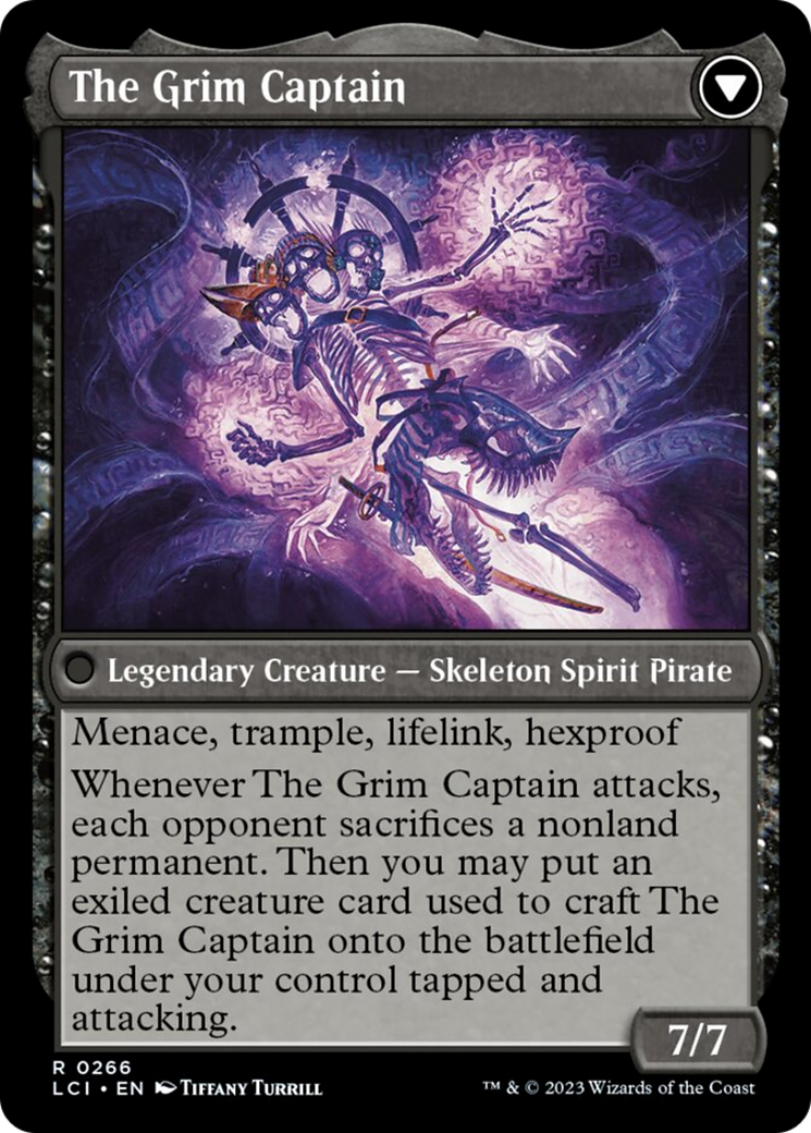 Throne of the Grim Captain // The Grim Captain [The Lost Caverns of Ixalan] | The Clever Kobold