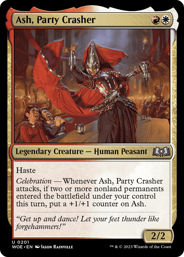 Ash, Party Crasher [Wilds of Eldraine] | The Clever Kobold