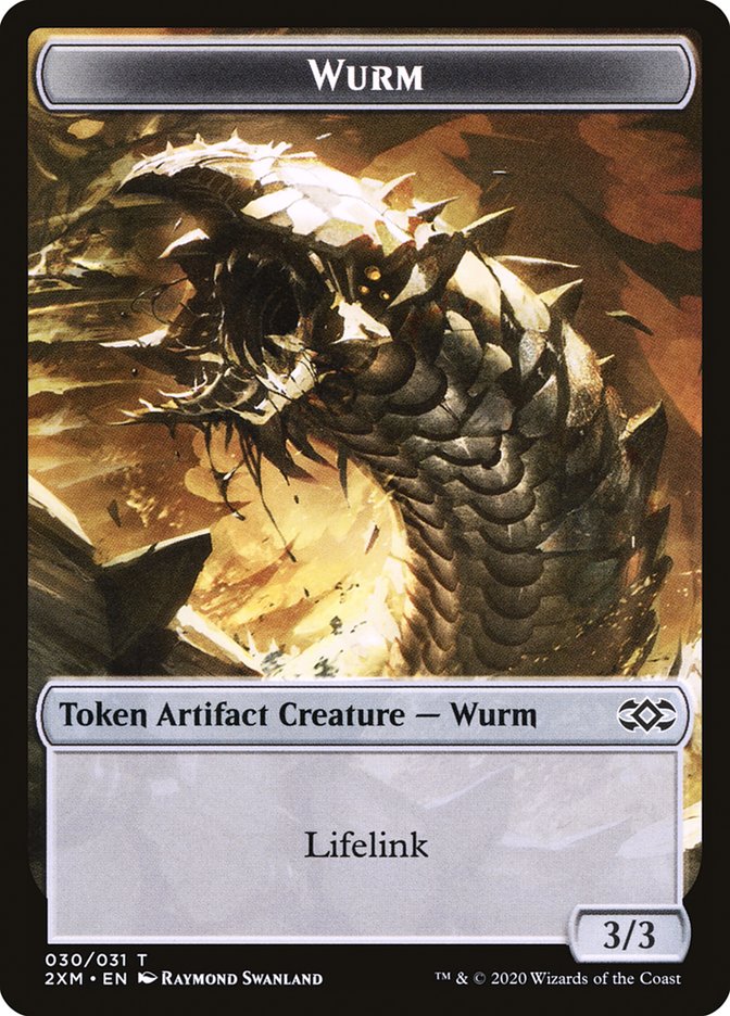 Wurm Token (030/031) [Double Masters Tokens] | The Clever Kobold