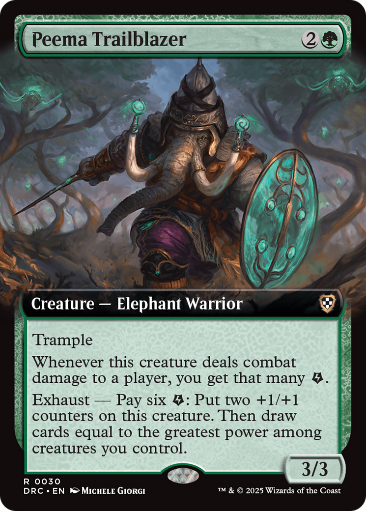 Peema Trailblazer (Extended Art) [Aetherdrift Commander] | The Clever Kobold