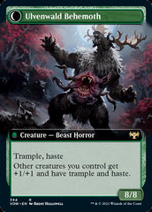 Ulvenwald Oddity // Ulvenwald Behemoth (Extended Art) [Innistrad: Crimson Vow] | The Clever Kobold