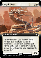 Regal Sliver (Extended Art) [Commander Masters] | The Clever Kobold