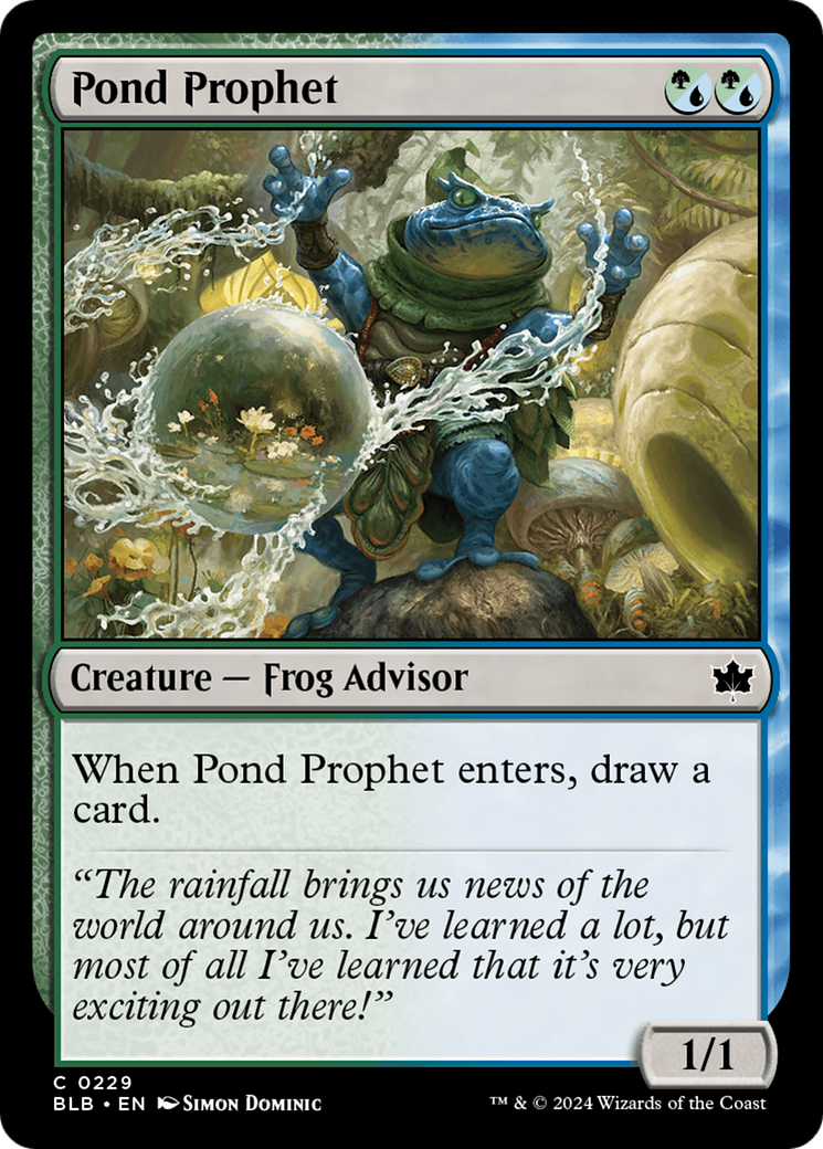 Pond Prophet [Bloomburrow] | The Clever Kobold