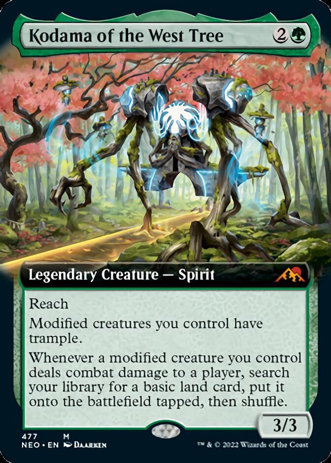 Kodama of the West Tree (Extended Art) [Kamigawa: Neon Dynasty] | The Clever Kobold