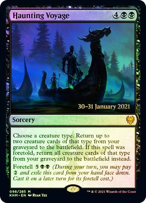 Haunting Voyage [Kaldheim Prerelease Promos] | The Clever Kobold