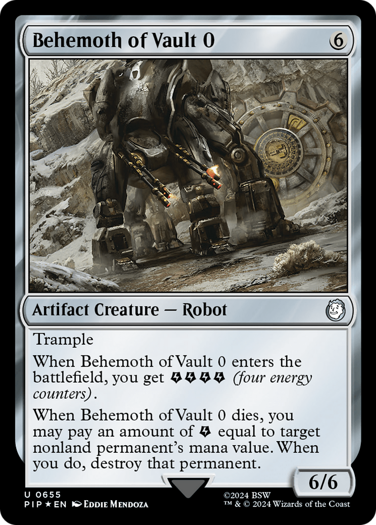 Behemoth of Vault 0 (Surge Foil) [Fallout] | The Clever Kobold