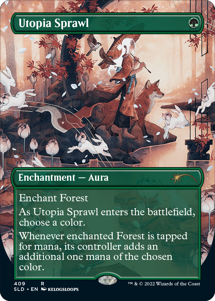 Utopia Sprawl (Borderless) [Secret Lair Drop Series] | The Clever Kobold