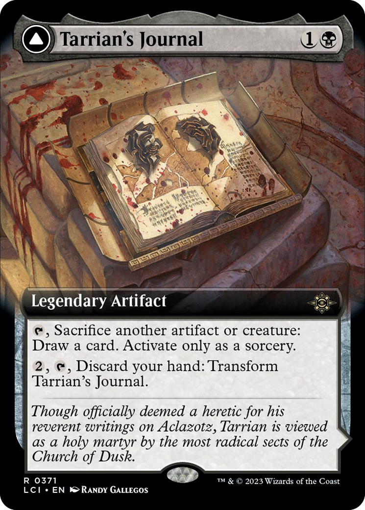 Tarrian's Journal // The Tomb of Aclazotz (Extended Art) [The Lost Caverns of Ixalan] | The Clever Kobold