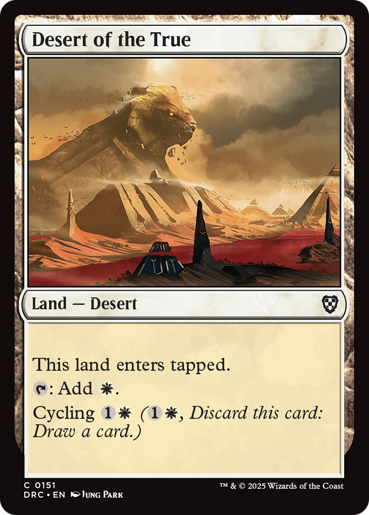 Desert of the True [Aetherdrift Commander] | The Clever Kobold