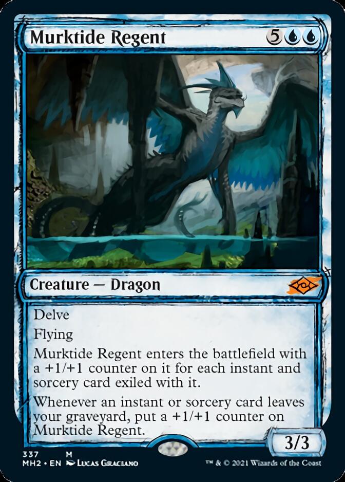 Murktide Regent (Sketch) [Modern Horizons 2] | The Clever Kobold