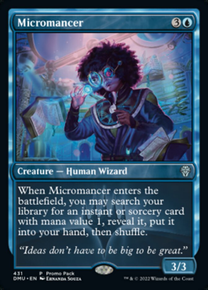 Micromancer (Promo Pack) [Dominaria United Promos] | The Clever Kobold