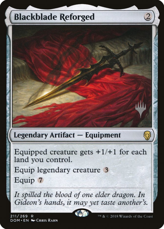 Blackblade Reforged (Promo Pack) [Dominaria Promos] | The Clever Kobold