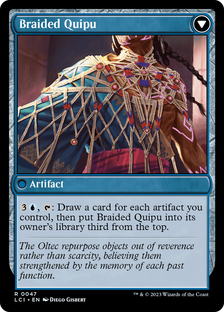 Braided Net // Braided Quipu [The Lost Caverns of Ixalan] | The Clever Kobold