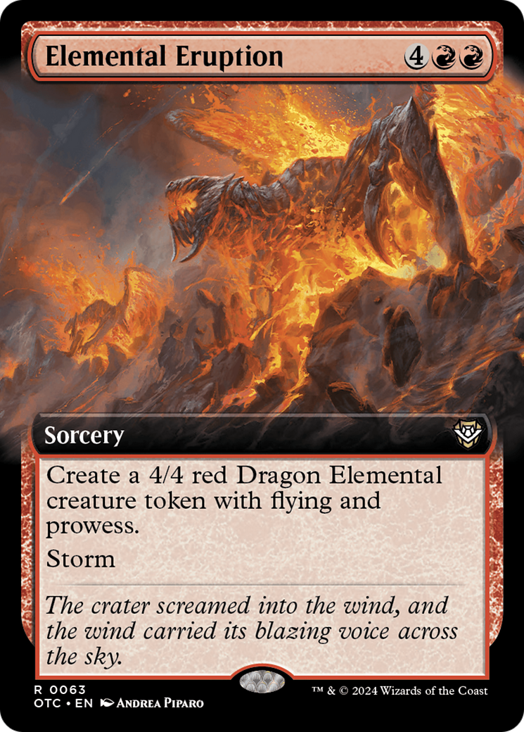 Elemental Eruption (Extended Art) [Outlaws of Thunder Junction Commander] | The Clever Kobold