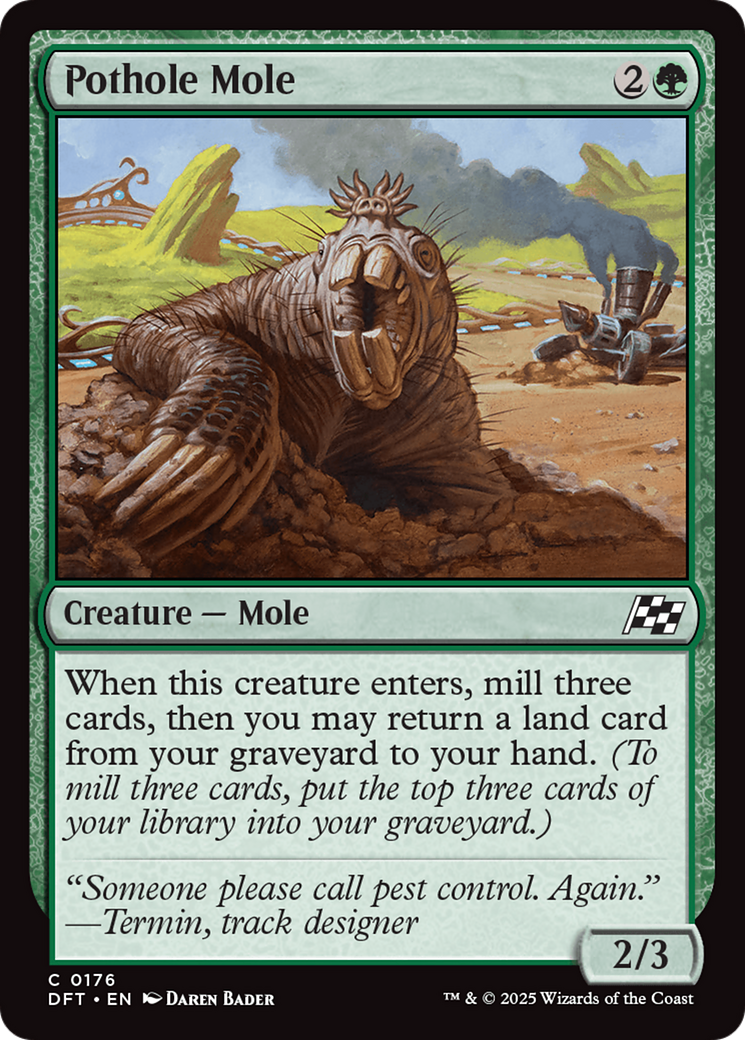 Pothole Mole [Aetherdrift] | The Clever Kobold