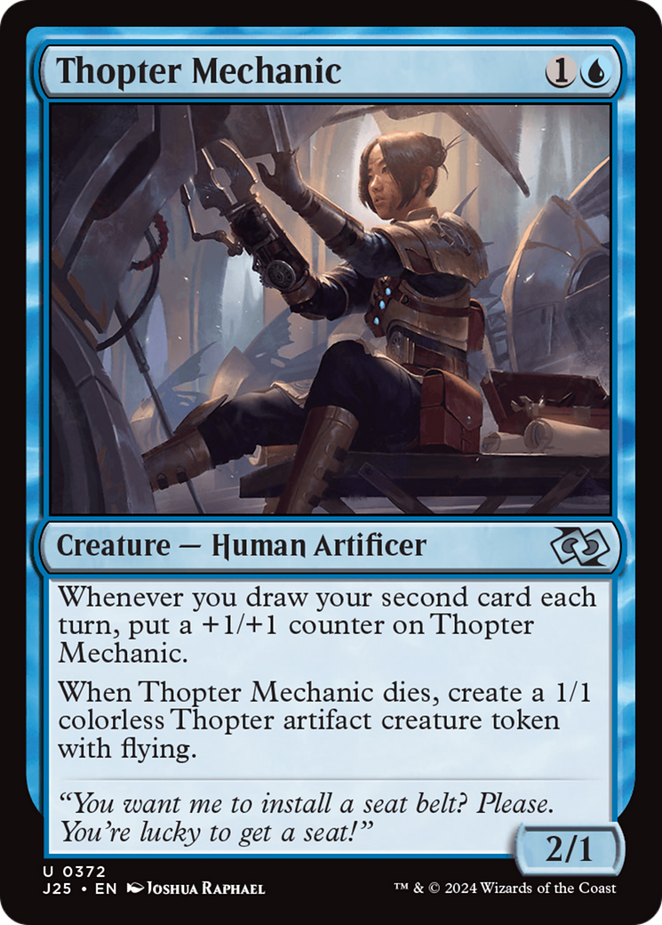 Thopter Mechanic [Foundations Jumpstart] | The Clever Kobold