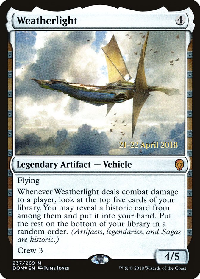 Weatherlight [Dominaria Prerelease Promos] | The Clever Kobold