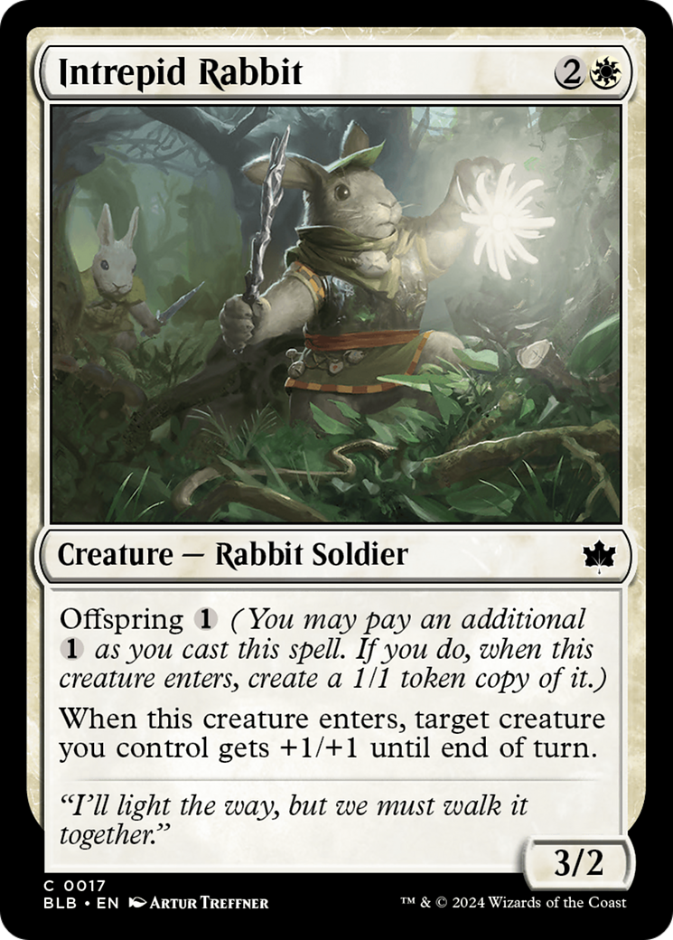 Intrepid Rabbit [Bloomburrow] | The Clever Kobold