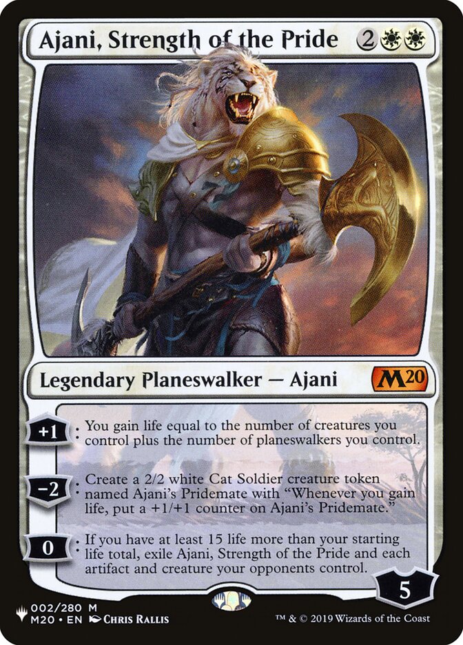 Ajani, Strength of the Pride [The List] | The Clever Kobold