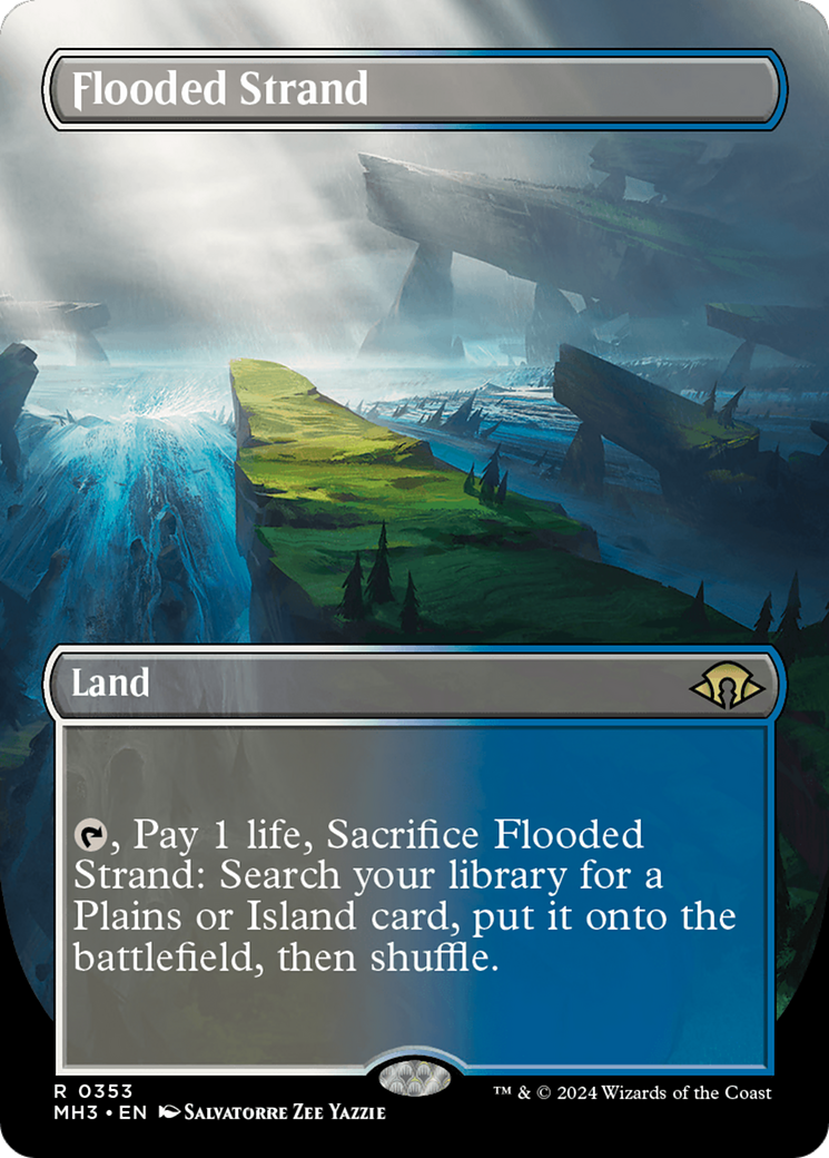 Flooded Strand (Borderless) [Modern Horizons 3] | The Clever Kobold