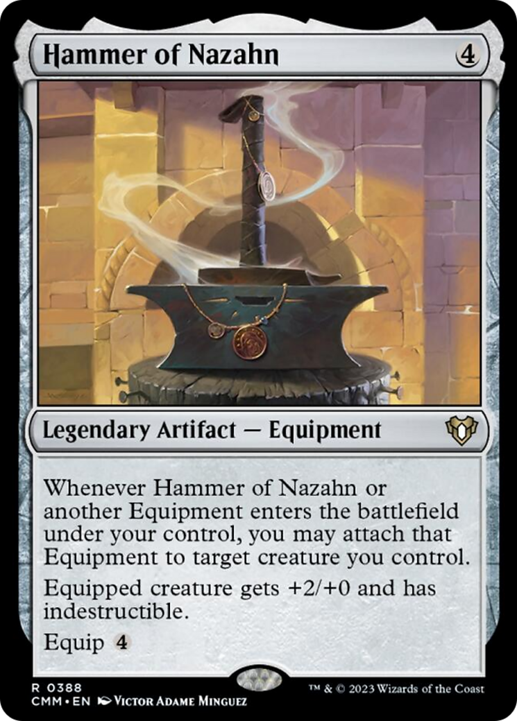 Hammer of Nazahn [Commander Masters] | The Clever Kobold