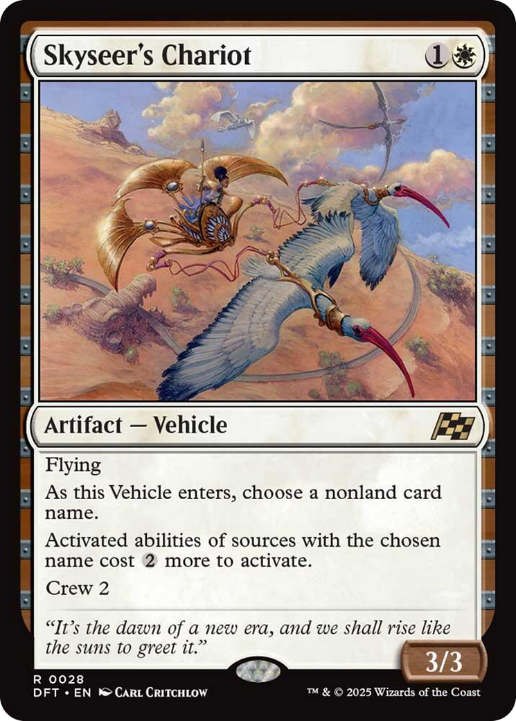 Skyseer's Chariot [Aetherdrift] | The Clever Kobold