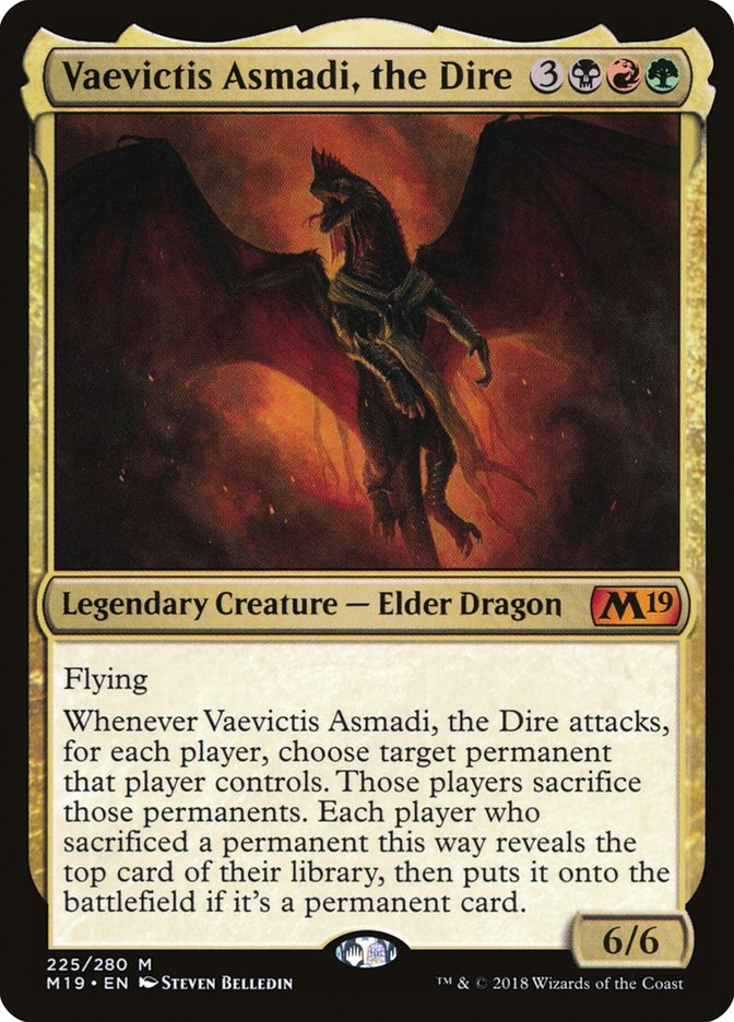 Vaevictis Asmadi, the Dire [Core Set 2019] | The Clever Kobold