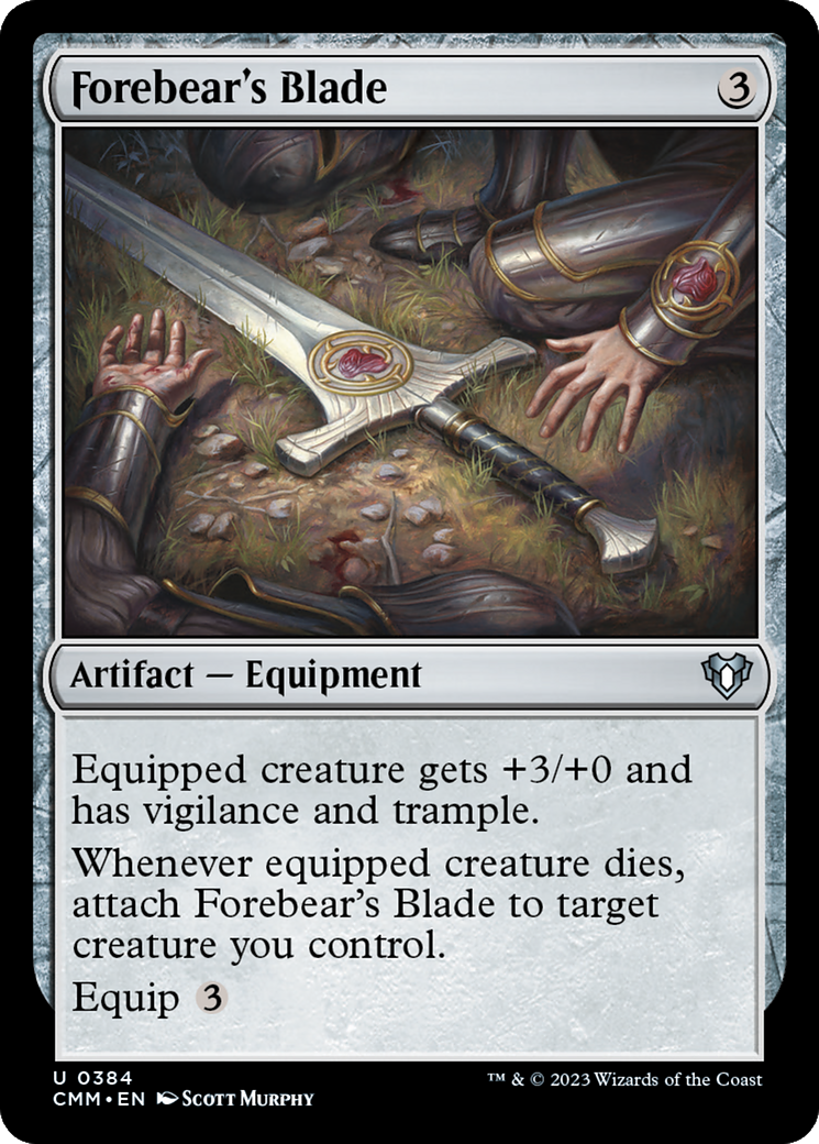 Forebear's Blade [Commander Masters] | The Clever Kobold