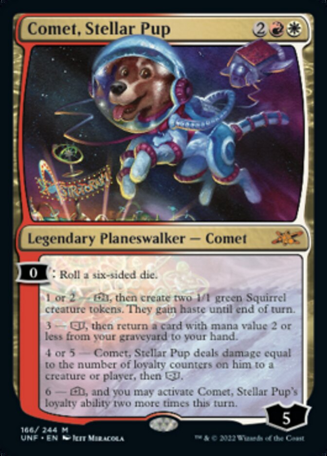 Comet, Stellar Pup [Unfinity] | The Clever Kobold