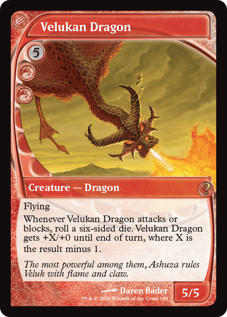 Velukan Dragon (Future Sight) [Mystery Booster 2] | The Clever Kobold