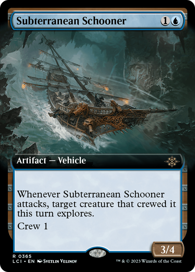 Subterranean Schooner (Extended Art) [The Lost Caverns of Ixalan] | The Clever Kobold