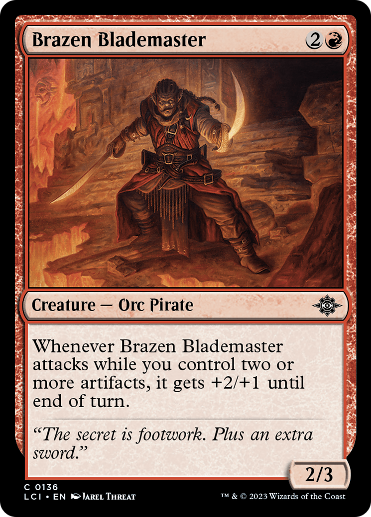 Brazen Blademaster [The Lost Caverns of Ixalan] | The Clever Kobold