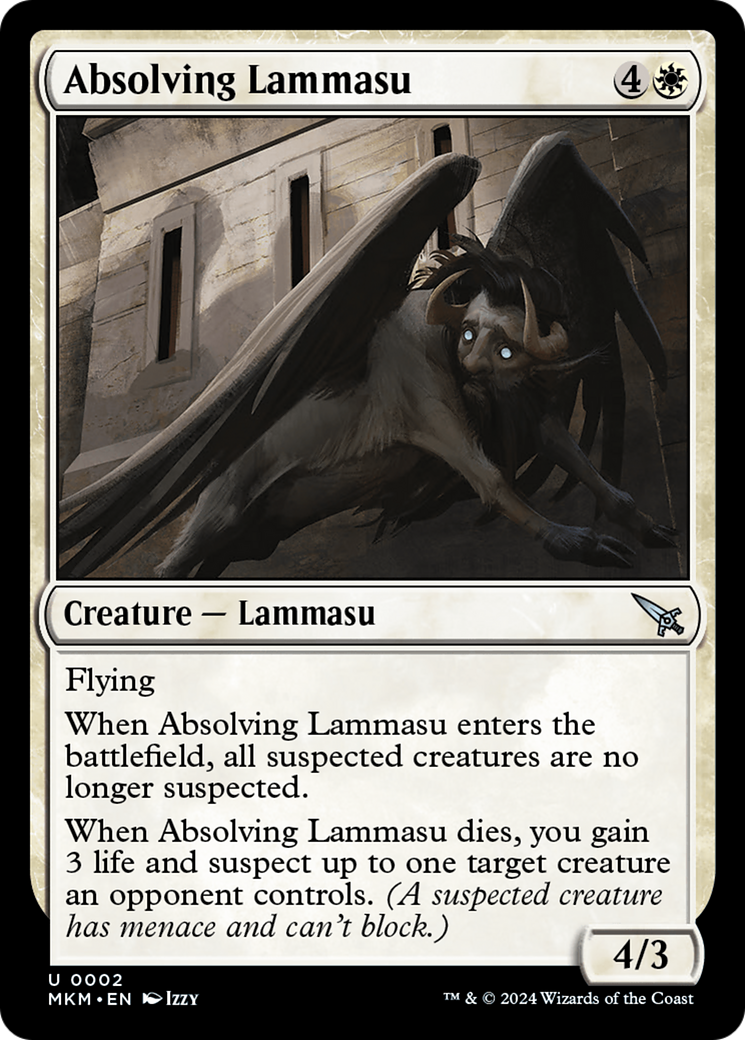 Absolving Lammasu [Murders at Karlov Manor] | The Clever Kobold