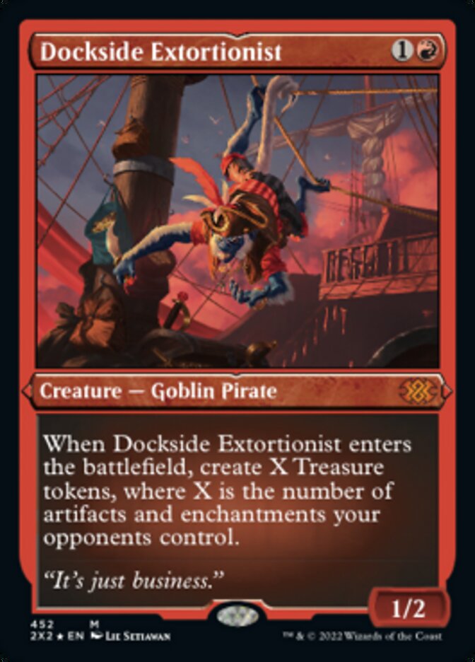 Dockside Extortionist (Foil Etched) [Double Masters 2022] | The Clever Kobold