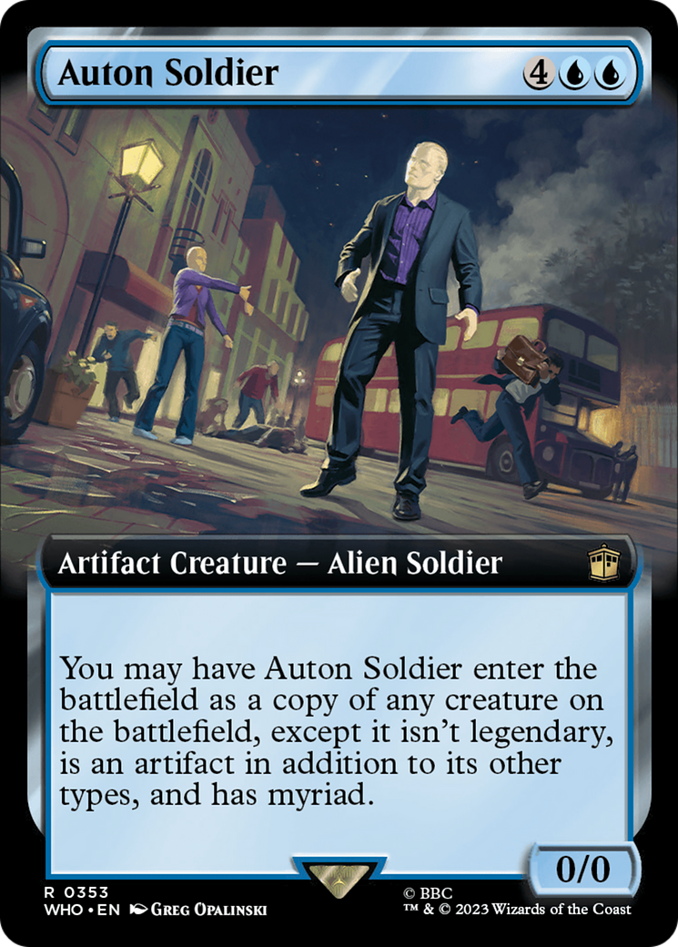 Auton Soldier (Extended Art) [Doctor Who] | The Clever Kobold