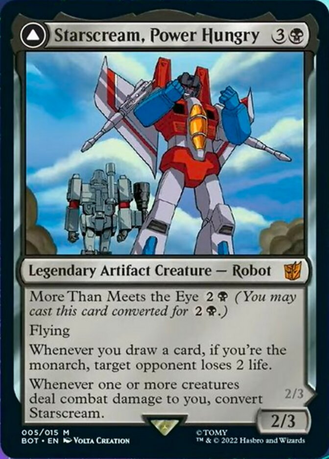 Starscream, Power Hungry // Starscream, Seeker Leader [Transformers] | The Clever Kobold