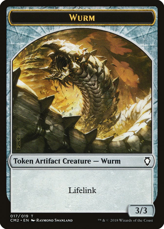 Wurm Token (017/019) [Commander Anthology Volume II Tokens] | The Clever Kobold