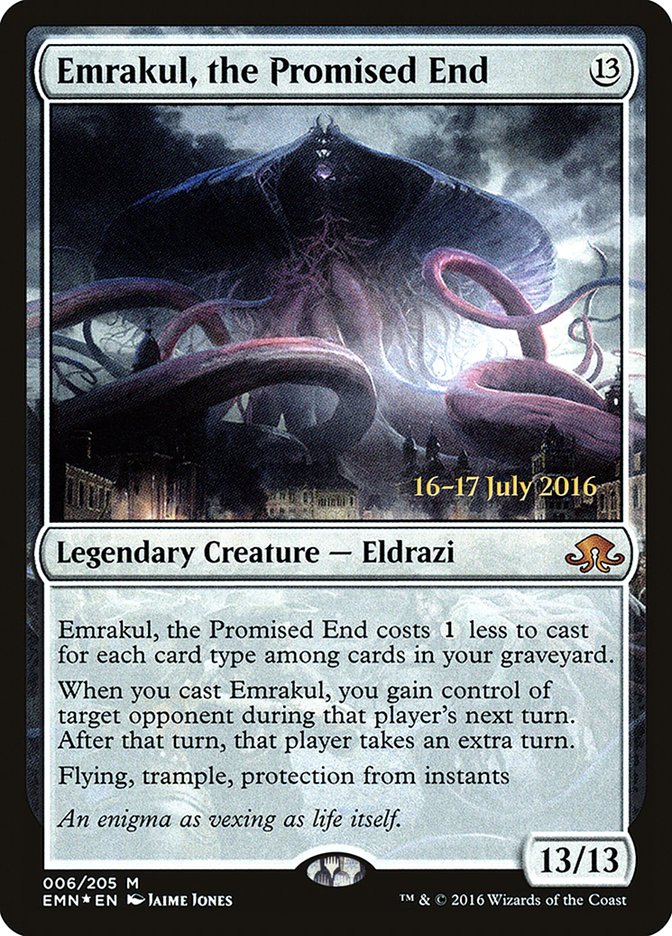 Emrakul, the Promised End [Eldritch Moon Prerelease Promos] | The Clever Kobold