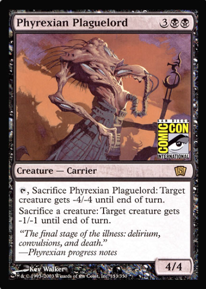 Phyrexian Plaguelord (San Diego Comic Con Oversized) [Oversize Cards] | The Clever Kobold