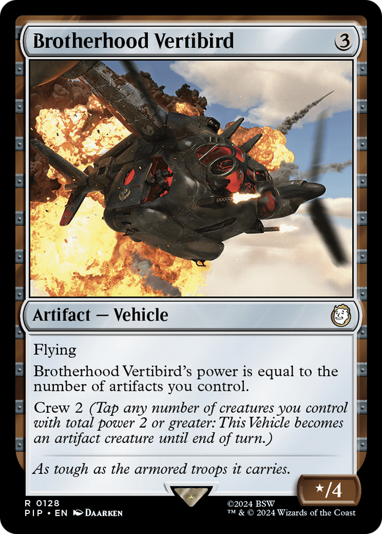 Brotherhood Vertibird [Fallout] | The Clever Kobold