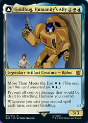 Goldbug, Humanity's Ally // Goldbug, Scrappy Scout [Transformers] | The Clever Kobold