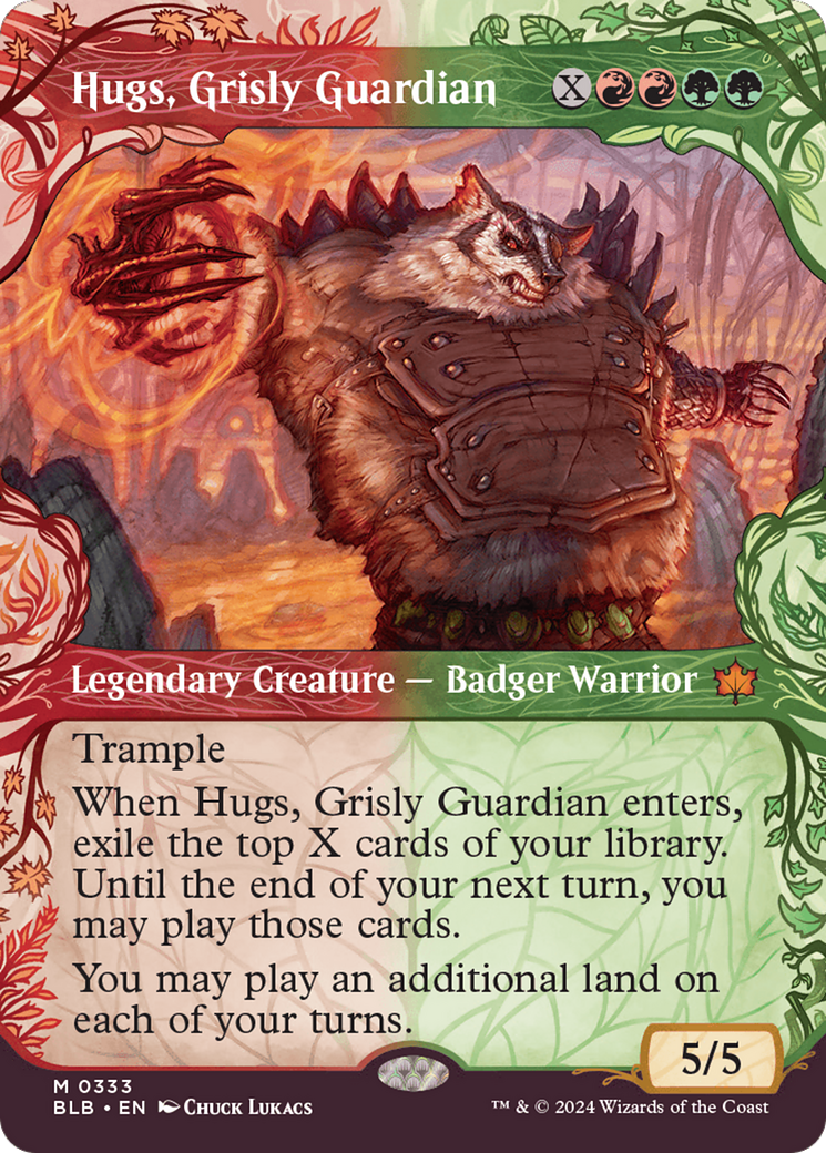 Hugs, Grisly Guardian (Showcase) [Bloomburrow] | The Clever Kobold