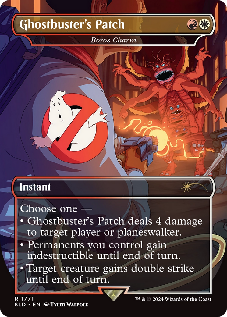 Ghostbuster's Patch - Boros Charm [Secret Lair Drop Series] | The Clever Kobold